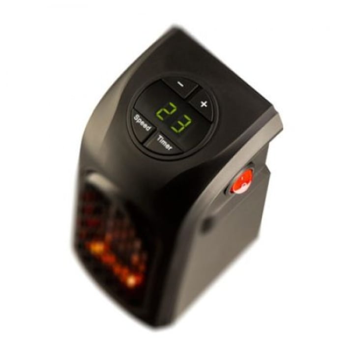 Мини вентилаторна печка - духалка Automat, 400W, с таймер, Отопление/Охлаждане