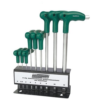 Set chei imbus Hex Mannesmann M18150, Ø 2 - 12 mm, 9 piese Set chei imbus Hex Mannesmann M18150, Ø 2 - 12 mm, 9 piese