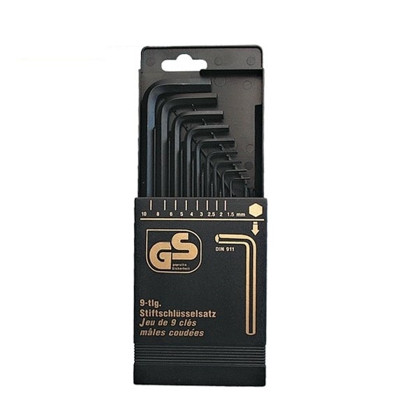 Set chei imbus Hex Mannesmann M18120, Ø 1.5 - 10 mm, 9 piese