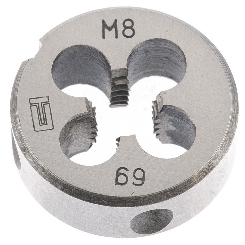 Profi Filiera HSS MF 8 X 1 Mm Per Filettatura Metrica Fine: Utensile Per Filettatura Esterna