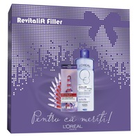 trusa loreal paris ser fiole antirid revitalift filler cu acid hialuronic 7x13 ml  apa micelara bifazica skin expert pentru machiajul rezistent la transfer 400 ml imagen 23_0_
0