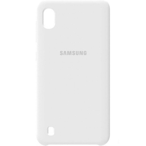 Husa protectie spate silicon soft, pentru Samsung Galaxy A10/M10, bumper ultraslim, Alb, BBL1189