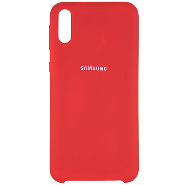 Husa protectie spate silicon soft, pentru Samsung Galaxy A50, bumper ultraslim, Rosu, BBL1202