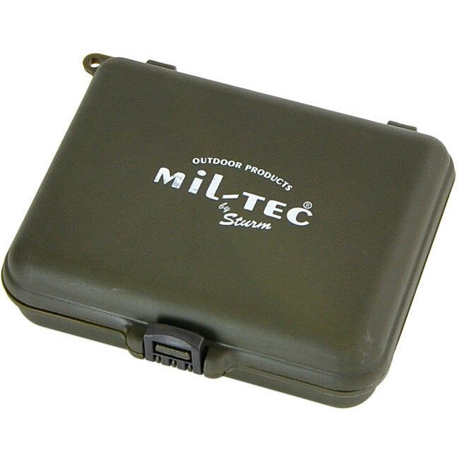 Cutie de transport, MIL-TEC, Plastic, 12x10x3.5cm, Verde