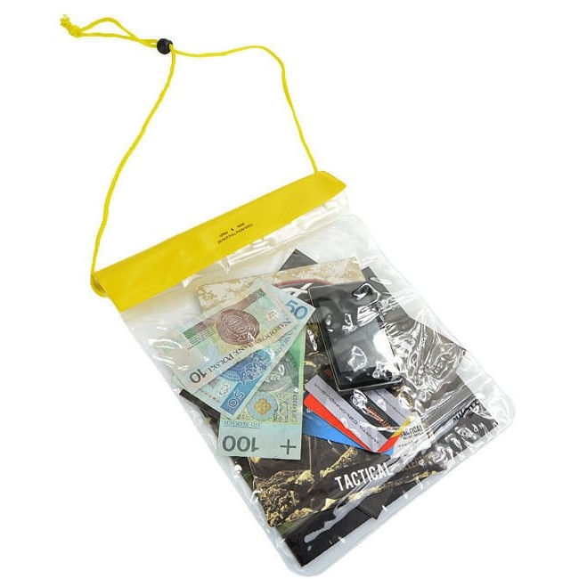 Geanta impermeabila, MIL-TEC, PVC, 25x32cm, Galben