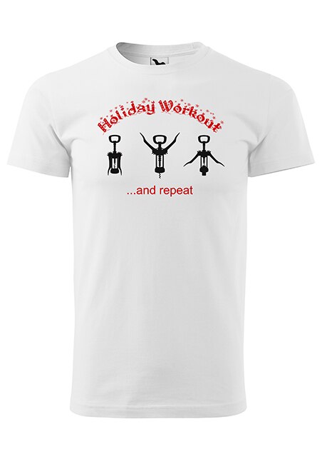 Tricou cu maneca scurta, K-off, Holiday Workout