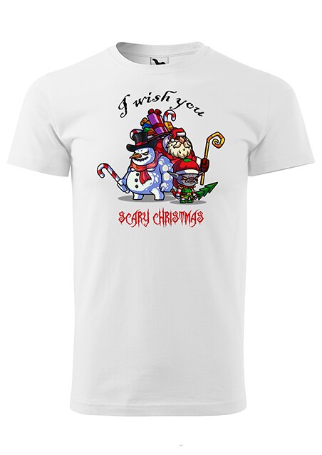 Tricou cu maneca scurta, K-off, Scary Cristmas