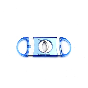 Cutter tigari de foi Toro, 2 lame, Albastru Cutter tigari de foi Toro, 2 lame, Albastru