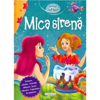 Mica Sirena - cu sclipici si activitati Mica Sirena - cu sclipici si activitati