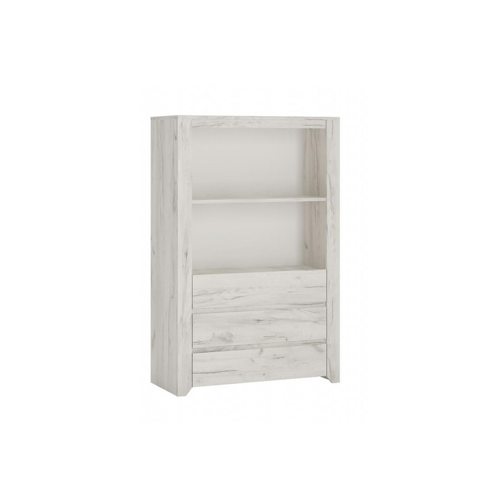 INDAFA ANG Három fiókos , polcos szekrény