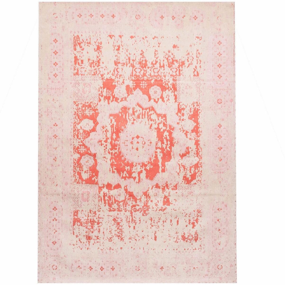 Covor vintage Lagune Morgenland, Viscoza, 140x70 cm, Portocaliu