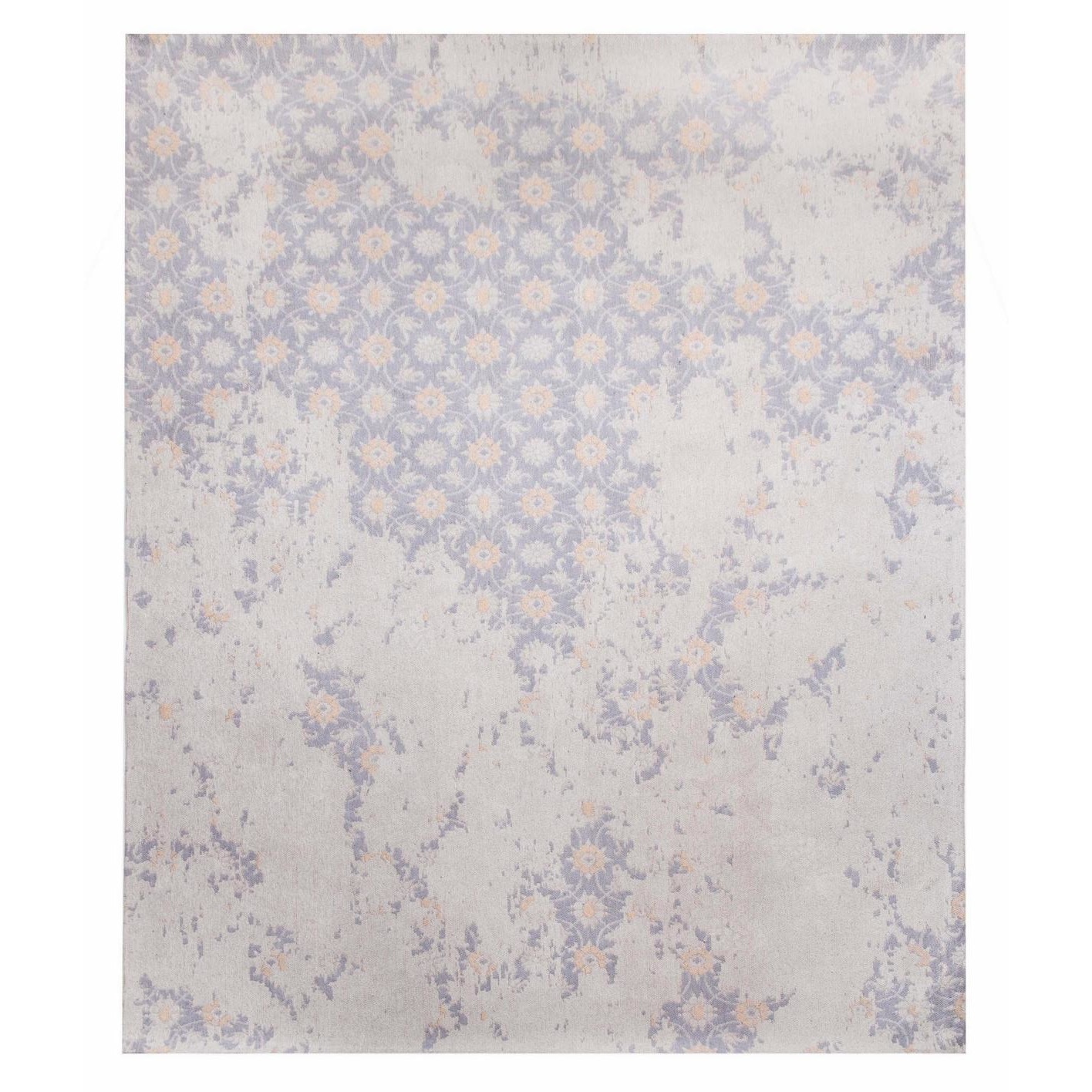 Covor vintage Comet Morgenland, Viscoza, 180x120 cm, Argintiu