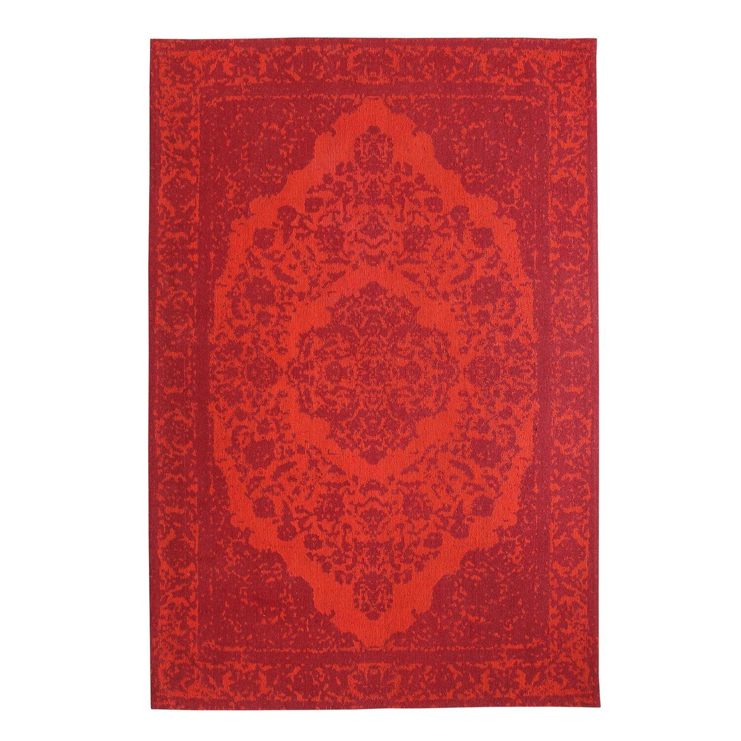 Covor vintage Milano Morgenland, Lana, 200x140 cm, Rosu
