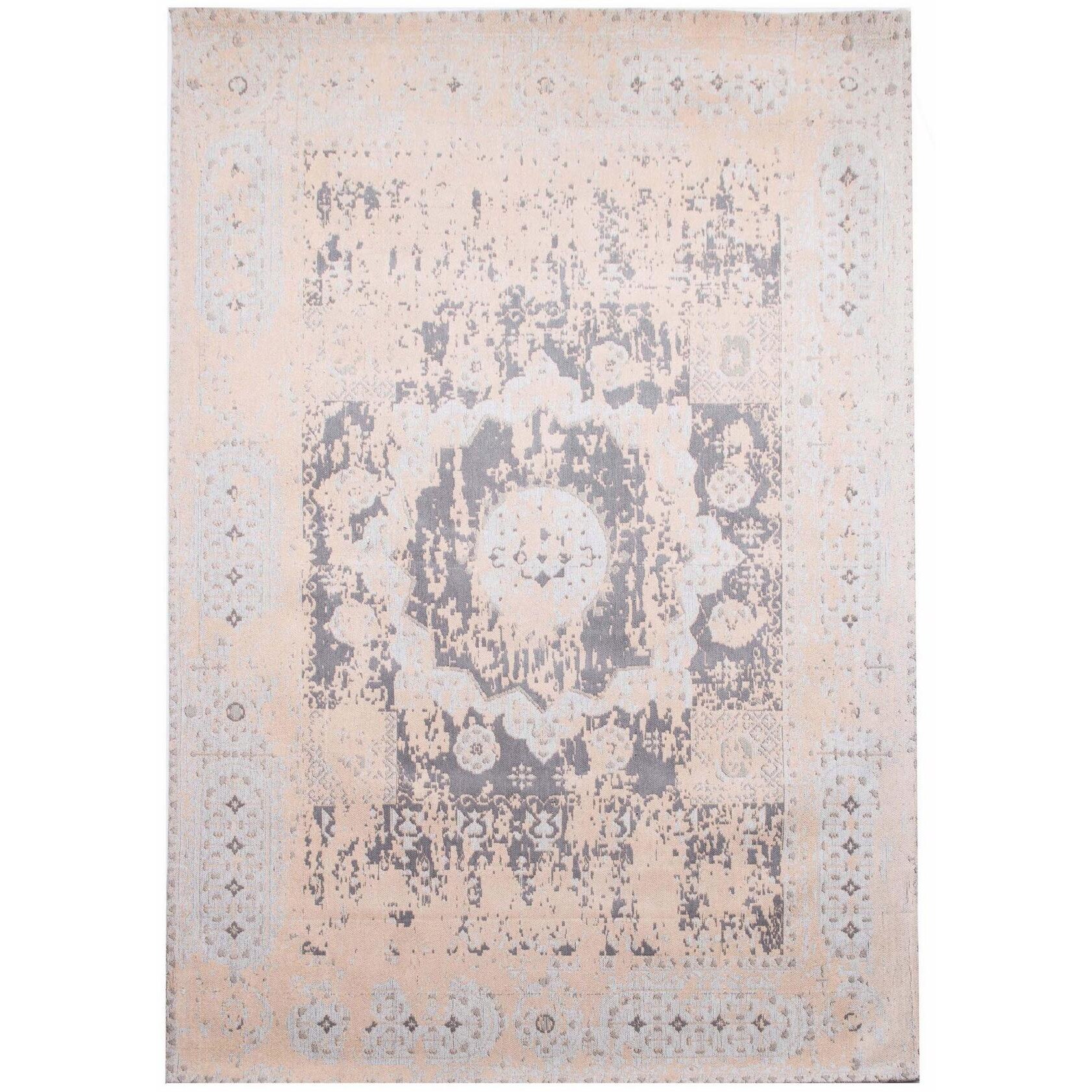 Covor vintage Lagune Morgenland, Viscoza, 300x200 cm, Argintiu