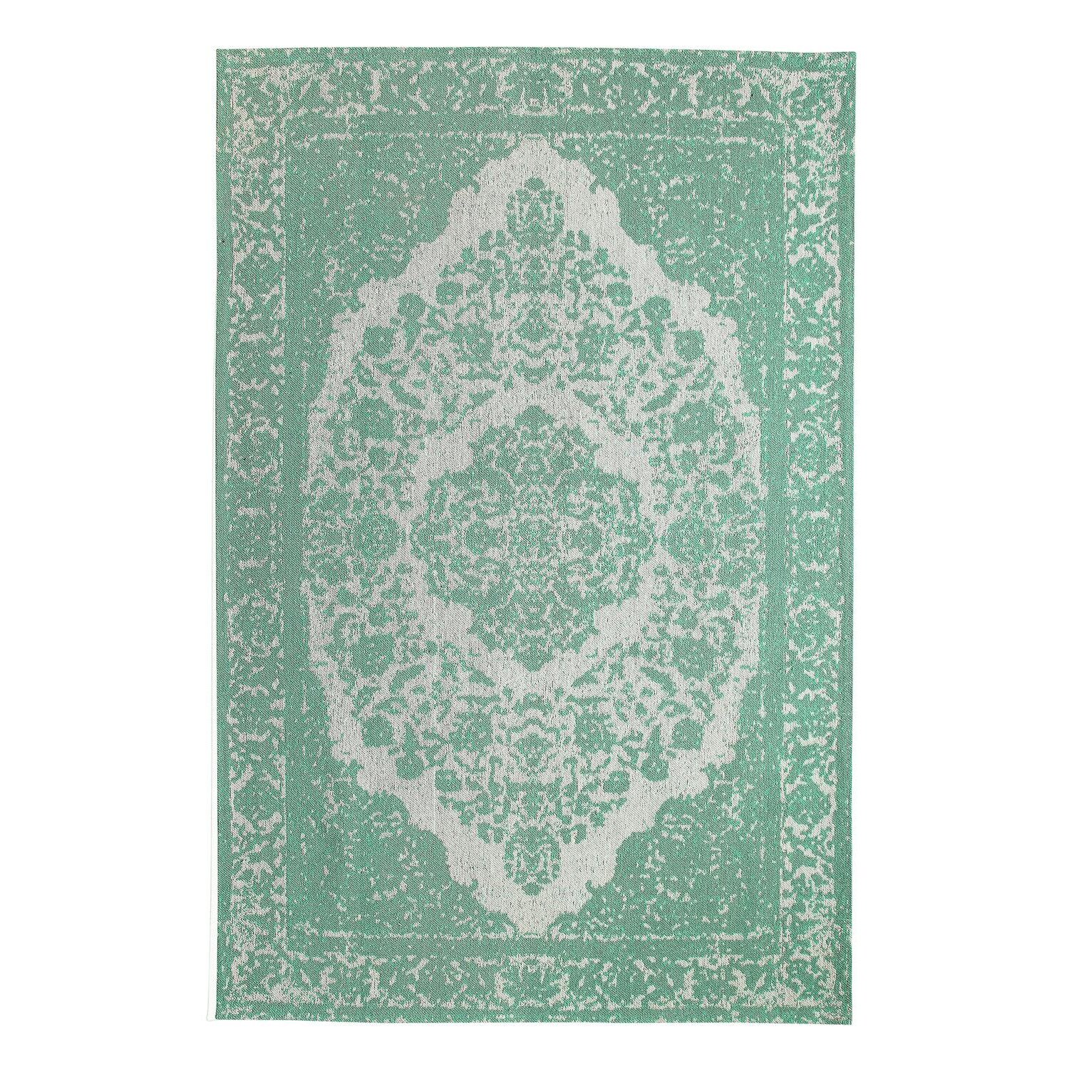Covor vintage Milano Morgenland, Lana, 290x200 cm, Verde