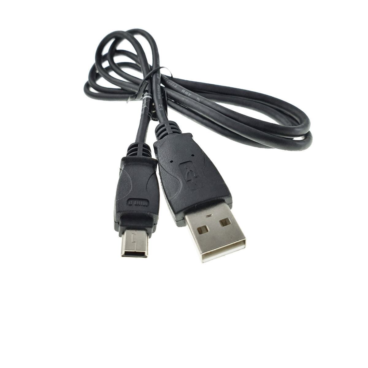 Cablu Akyga 13431, USB 2.0 tata la miniUSB cu 5 pini tata, lungime 100cm, negru