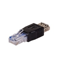 Adaptor Akyga 13226, USB 2.0 mama la RJ45 tata, convertor cablu USB la cablu de retea