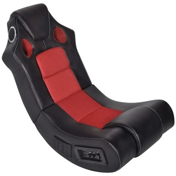 Scaun Gaming balansoar, vidaXL, Rosu cu negru, 51 x 94 x 78 cm Scaun Gaming balansoar, vidaXL, Rosu cu negru, 51 x 94 x 78 cm