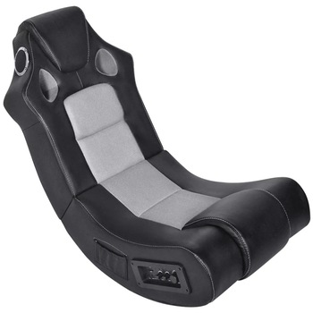 Scaun Gaming balansoar, vidaXL, Gri cu negru, 51 x 94 x 78 cm Scaun Gaming balansoar, vidaXL, Gri cu negru, 51 x 94 x 78 cm