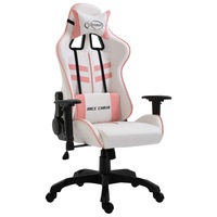scaun gaming cu suport pentru picioare vidaxl roz cu alb 685 x 68 x 118 - 125 cm imagen 41_0_
0