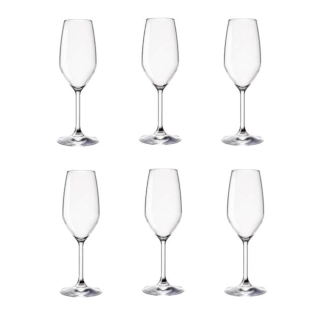 Set 6 pahare sampanie 240ml Bormioli Restaurant
