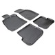Set 4 covorase AXA 8D, compatibile Audi A6 C6 4F an 2004-2011,forma tavita, din cauciuc antiderapant ,culoare negru carbon