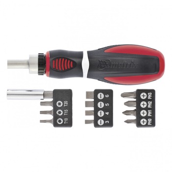 Surubelnita reversibila, set biti 11 buc.,MTX MASTER Surubelnita reversibila, set biti 11 buc.,MTX MASTER