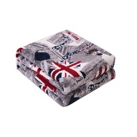 Patura Pufoasa Edenhome Flanel Fleece UK, 160x200 cm