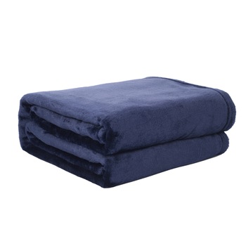 Patura Pufoasa Edenhome, culoare Bleumarin, 230 gsm, 130x160 cm Patura Pufoasa Edenhome, culoare Bleumarin, 230 gsm, 130x160 cm