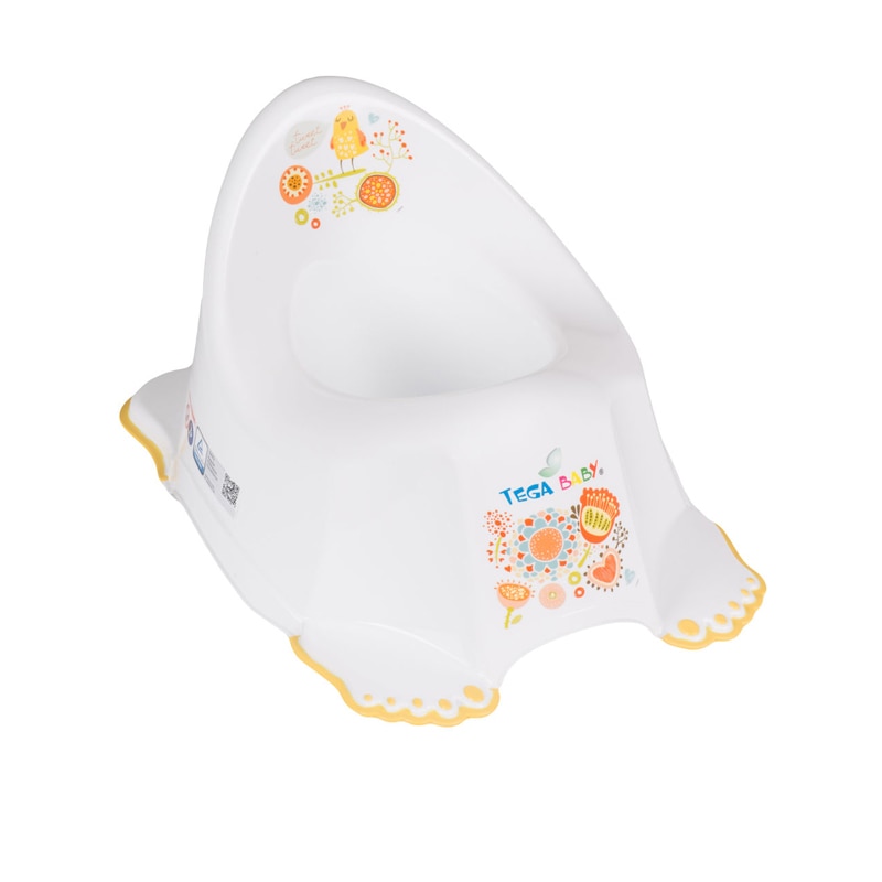 Olita muzicala antiderapanta Tega Baby Folk PO-05-103, Alb