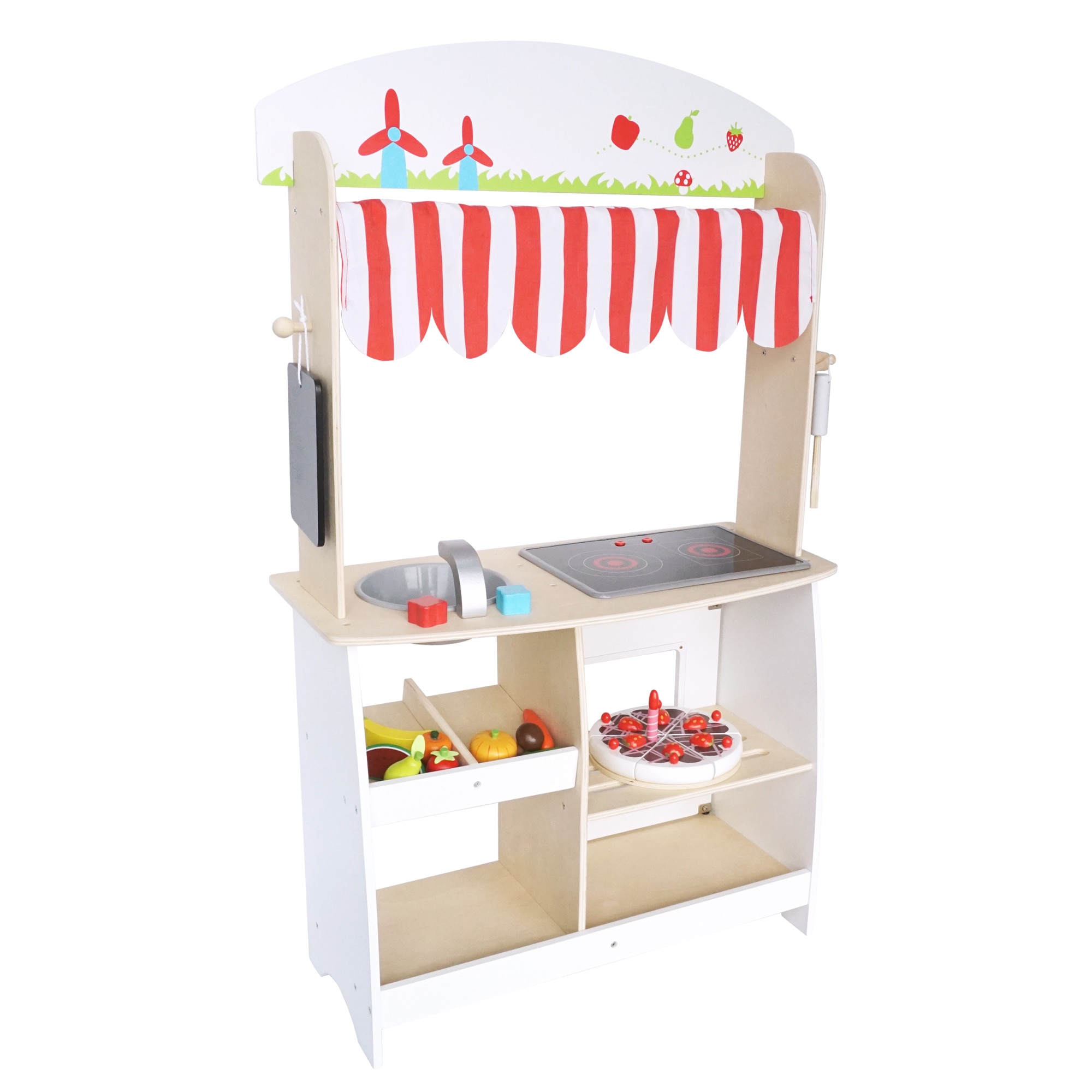 Bucatarie si taraba din lemn cu accesorii