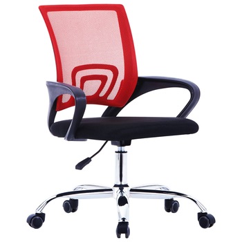 Scaun de birou ergonomic, vidaXL, Rosu, 61 x 47 x (85-95) cm Scaun de birou ergonomic, vidaXL, Rosu, 61 x 47 x (85-95) cm