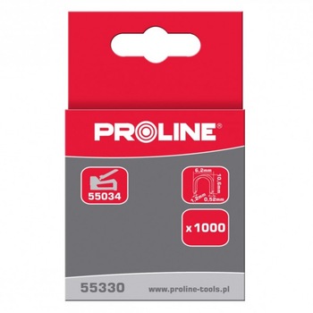 Capse otel semicirculare Proline, 12 mm, tip S, 1000 capse/set Capse otel semicirculare Proline, 12 mm, tip S, 1000 capse/set