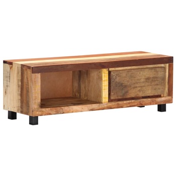 Comoda TV, vidaXL, 100 x 30 x 33 cm, Maro, Lemn reciclat Comoda TV, vidaXL, 100 x 30 x 33 cm, Maro, Lemn reciclat