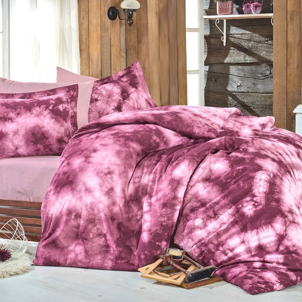 Lenjerie de Pat Hobby Collection, Gizem, 4 Piese, Pat 2 persoane, HBP-68