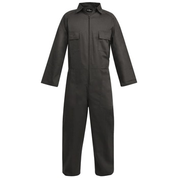Salopeta pentru protecti muncii barbati, vidaXL, L, Policoton 240 g/mp, Gri Salopeta pentru protecti muncii barbati, vidaXL, L, Policoton 240 g/mp, Gri