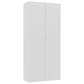 Dulap de depozitare, vidaXL, PAL, Alb, 80 x 35,5 x 180 cm Dulap de depozitare, vidaXL, PAL, Alb, 80 x 35,5 x 180 cm