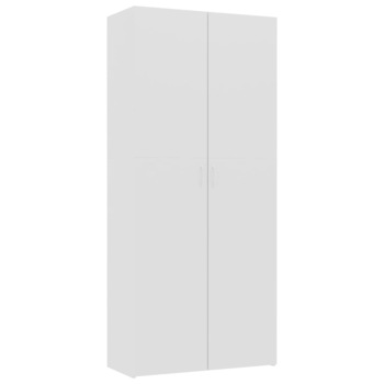 Dulap de depozitare, vidaXL, PAL, Alb lucios, 80 x 35,5 x 180 cm Dulap de depozitare, vidaXL, PAL, Alb lucios, 80 x 35,5 x 180 cm