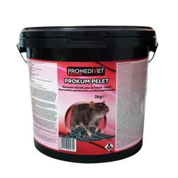 Momeala otravitoare, PROMEDIVET, antirozatoare, Prokum Pelet, 3KG Momeala otravitoare, PROMEDIVET, antirozatoare, Prokum Pelet, 3KG