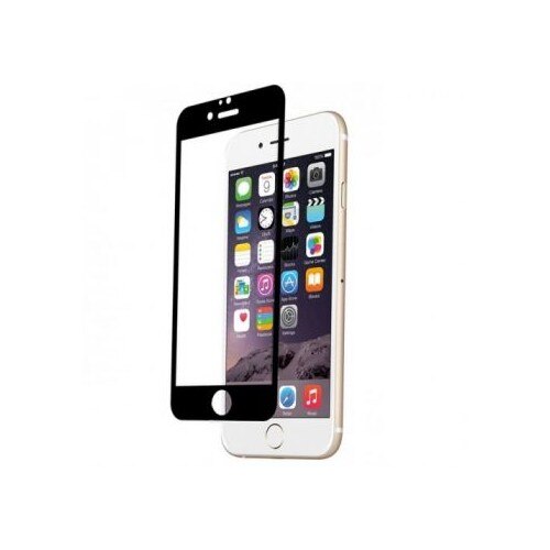 Folie de protectie Mobile Tuning pentru Iphone 6 Plus Black tempered glass
