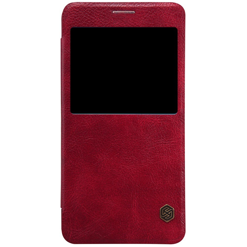 Husa Book Nillkin Qin pentru Samsung Galaxy Note 5, Rosu