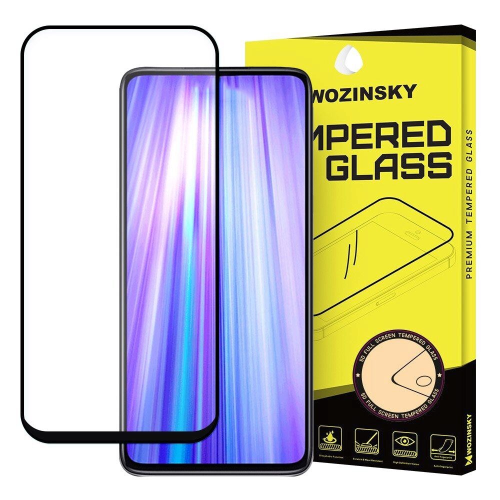Folie Sticla Wozinsky Super Tough pentru Asus Zenfone 6 (ZS630KL), Case Friendly, Negru