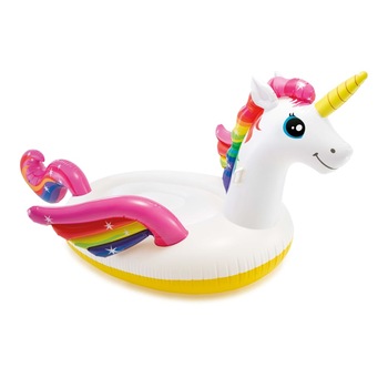 Saltea de piscina cu model unicorn, Intex, Vinil, 287 x 193 x 165 cm Multicolour Saltea de piscina cu model unicorn, Intex, Vinil, 287 x 193 x 165 cm Multicolour