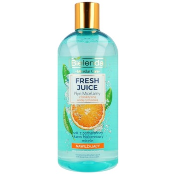 Apa Micelara Hidratanta Bielenda Fresh Juice cu portocale, 500 ml Apa Micelara Hidratanta Bielenda Fresh Juice cu portocale, 500 ml