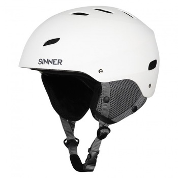 Casca schi si snowboard Sinner Bingham Alb XXS Casca schi si snowboard Sinner Bingham Alb XXS