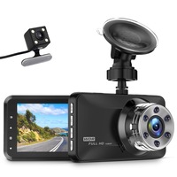 camera auto dvr coocheer r369 1080p fhd ecran lcd 3quot wdr 170unghi larg  monitor parcare inregistrare in bucla detector miscare negru imagen 17_0_
0