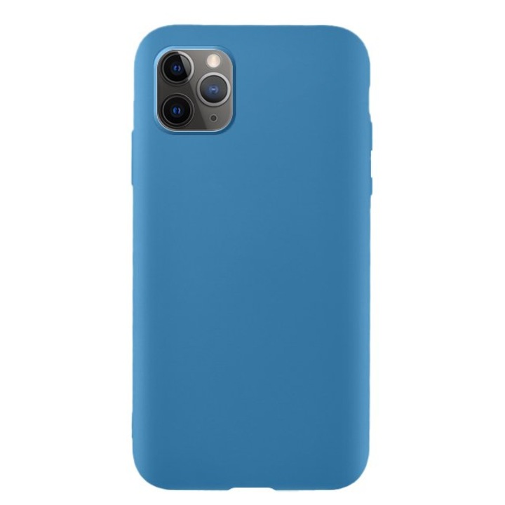 Husa iPhone 11 Pro Max Silicone Blue