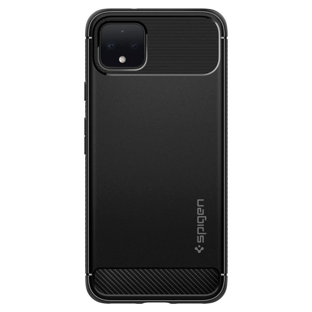 Husa Antisoc Spigen Rugged Armor pentru Google Pixel 4, Negru Mat