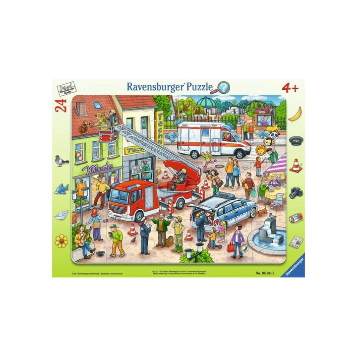 Детски пъзел Ravensburger 24 части Многоцветен