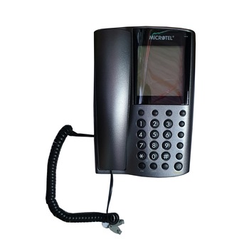 Telefon Cu Fir Microtel 3180 , De Birou , Functie Mute , Pause , Redial , Flash , Gri Telefon Cu Fir Microtel 3180 , De Birou , Functie Mute , Pause , Redial , Flash , Gri